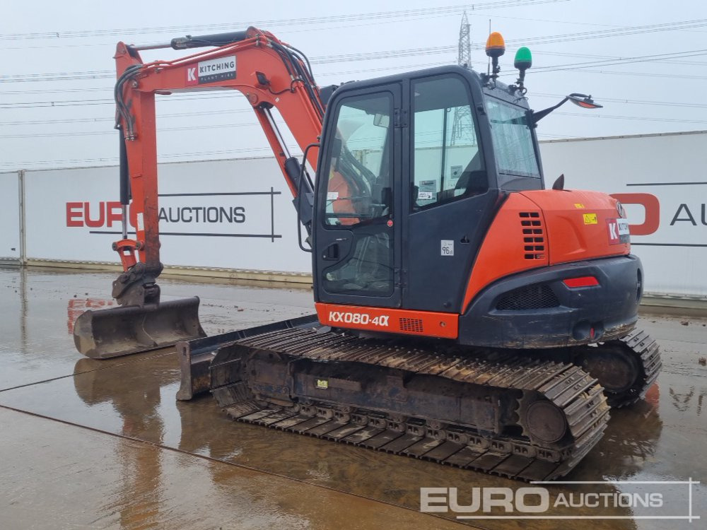 2017 Kubota KX080-4A - Miniekskavator: foto 3 2017 Kubota KX080-4A - Miniekskavator: foto 3