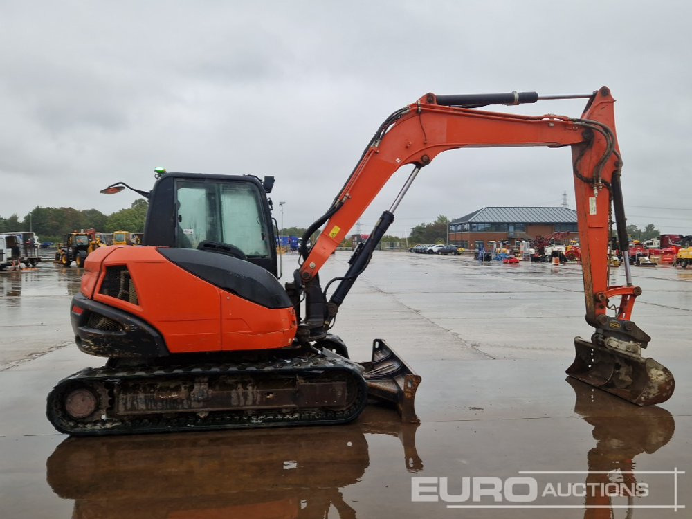 Miniekskavator 2017 Kubota KX080-4A: foto 6