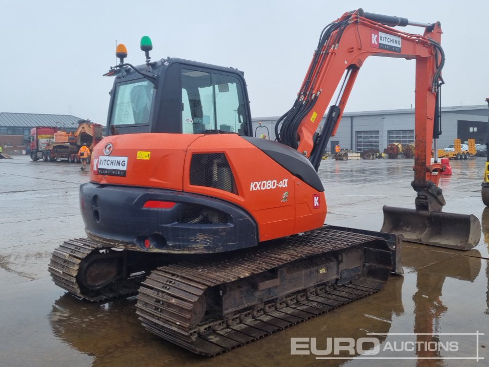2017 Kubota KX080-4A - Miniekskavator: foto 5 2017 Kubota KX080-4A - Miniekskavator: foto 5