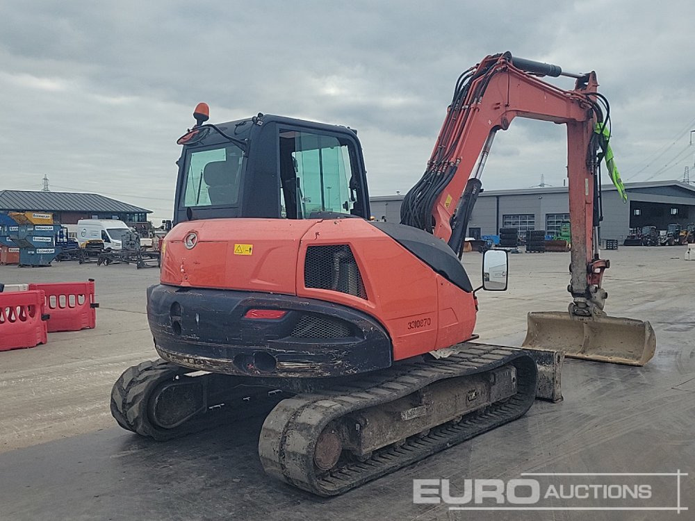 2017 Kubota KX080-4A - Miniekskavator: foto 5 2017 Kubota KX080-4A - Miniekskavator: foto 5