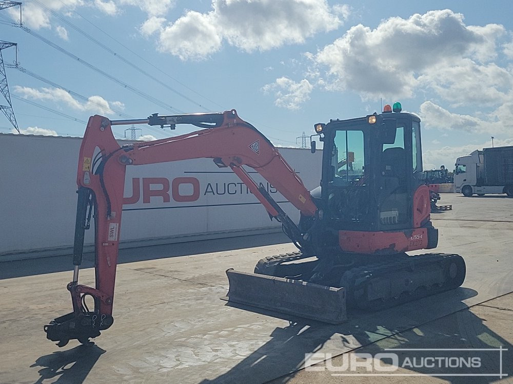 2017 Kubota U55-4 - Miniekskavator: foto 1 2017 Kubota U55-4 - Miniekskavator: foto 1