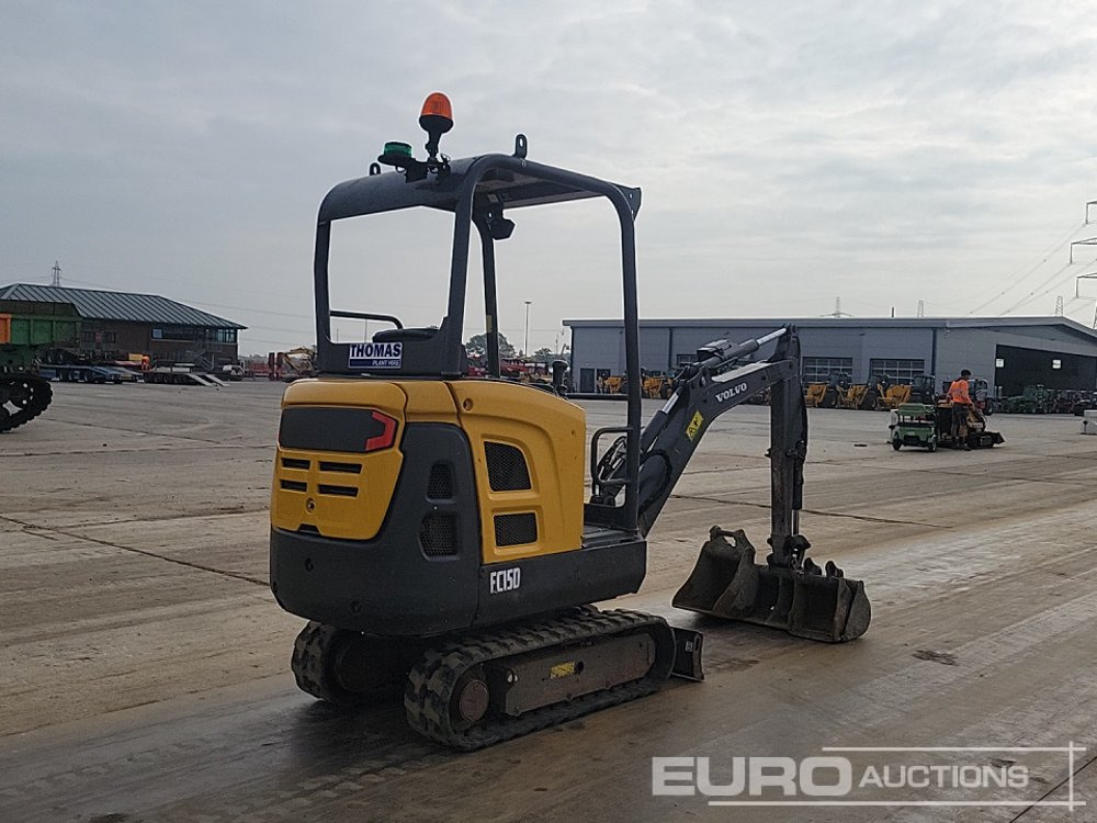 2017 Volvo EC15D - Miniekskavator: foto 4 2017 Volvo EC15D - Miniekskavator: foto 4