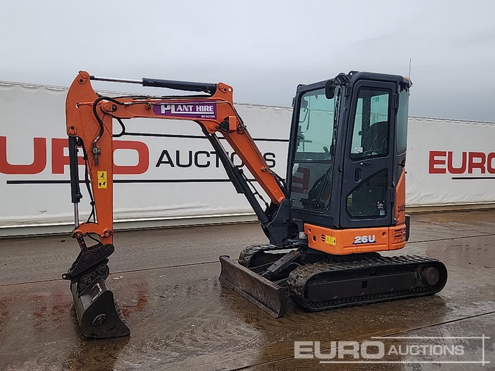 2018 Hitachi ZX26U-5A CR - Miniekskavator: foto 1 2018 Hitachi ZX26U-5A CR - Miniekskavator: foto 1