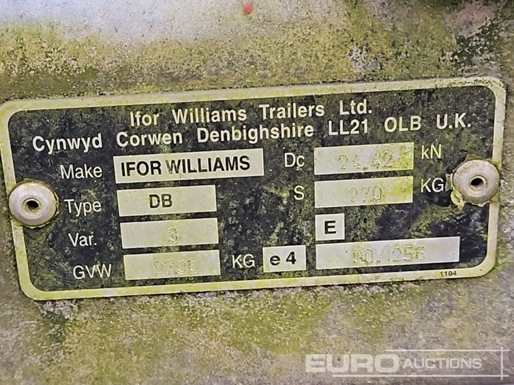 Rimorkio për makineri ndërtimi 2018 Ifor Williams 2.7 Ton: foto 26 Rimorkio për makineri ndërtimi 2018 Ifor Williams 2.7 Ton: foto 26