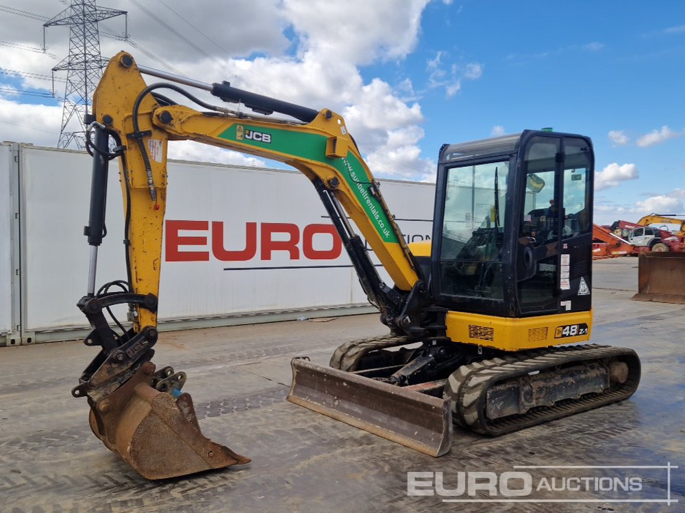 2018 JCB 48Z-1 - Miniekskavator: foto 1 2018 JCB 48Z-1 - Miniekskavator: foto 1