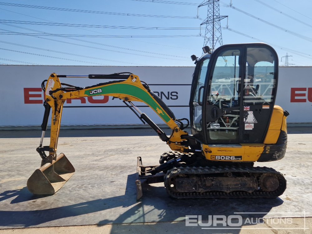 2018 JCB 8026 - Miniekskavator: foto 2 2018 JCB 8026 - Miniekskavator: foto 2
