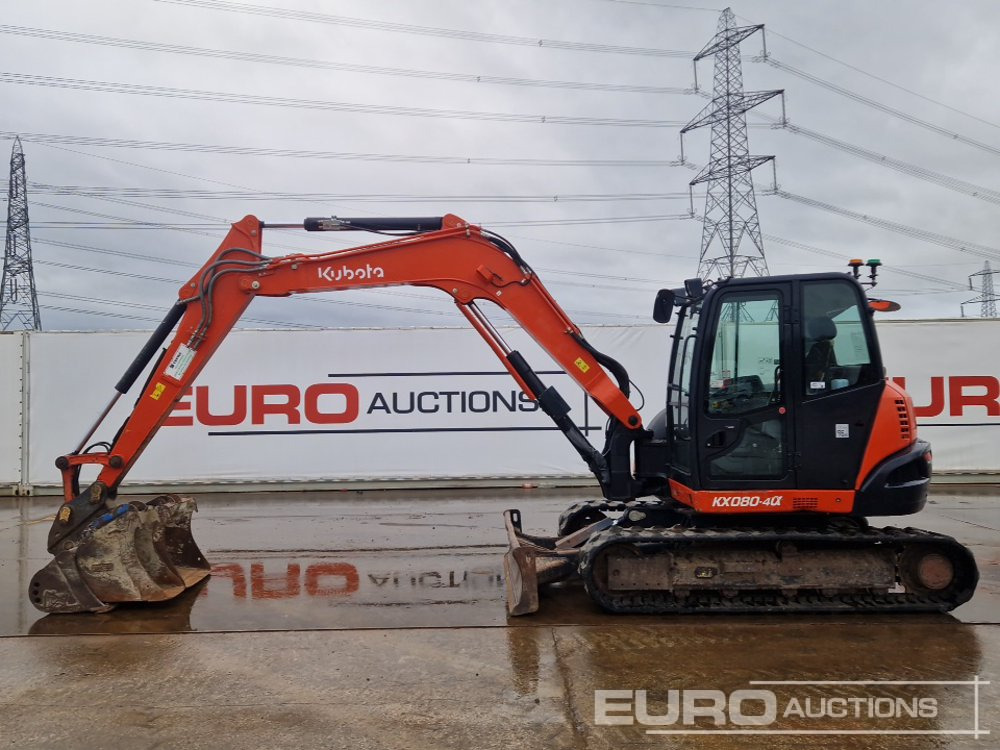 2018 Kubota KX080-4 - Miniekskavator: foto 2 2018 Kubota KX080-4 - Miniekskavator: foto 2