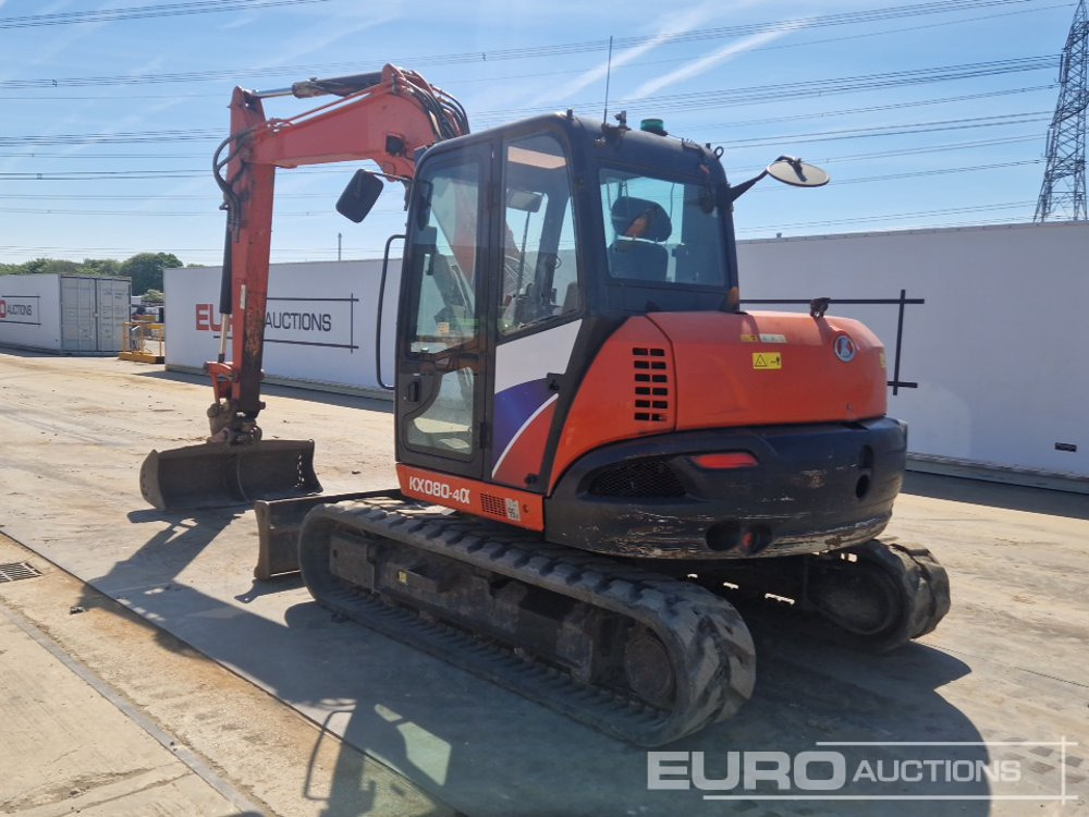 2018 Kubota KX080-4A - Miniekskavator: foto 3 2018 Kubota KX080-4A - Miniekskavator: foto 3
