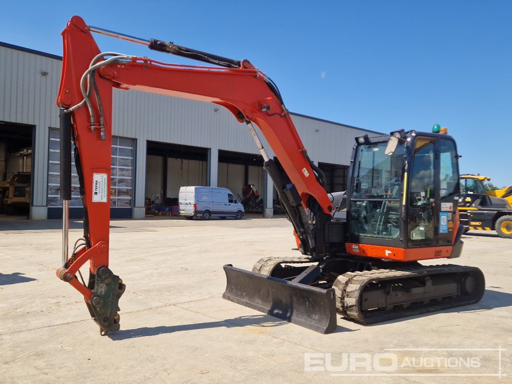 2018 Kubota KX080-4A - Miniekskavator: foto 1 2018 Kubota KX080-4A - Miniekskavator: foto 1