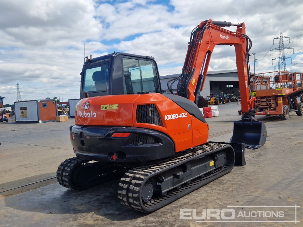 2018 Kubota KX080-4A - Miniekskavator: foto 5 2018 Kubota KX080-4A - Miniekskavator: foto 5
