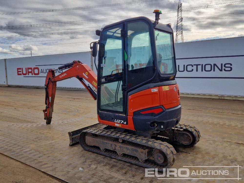 2018 Kubota U27-4 - Miniekskavator: foto 3 2018 Kubota U27-4 - Miniekskavator: foto 3