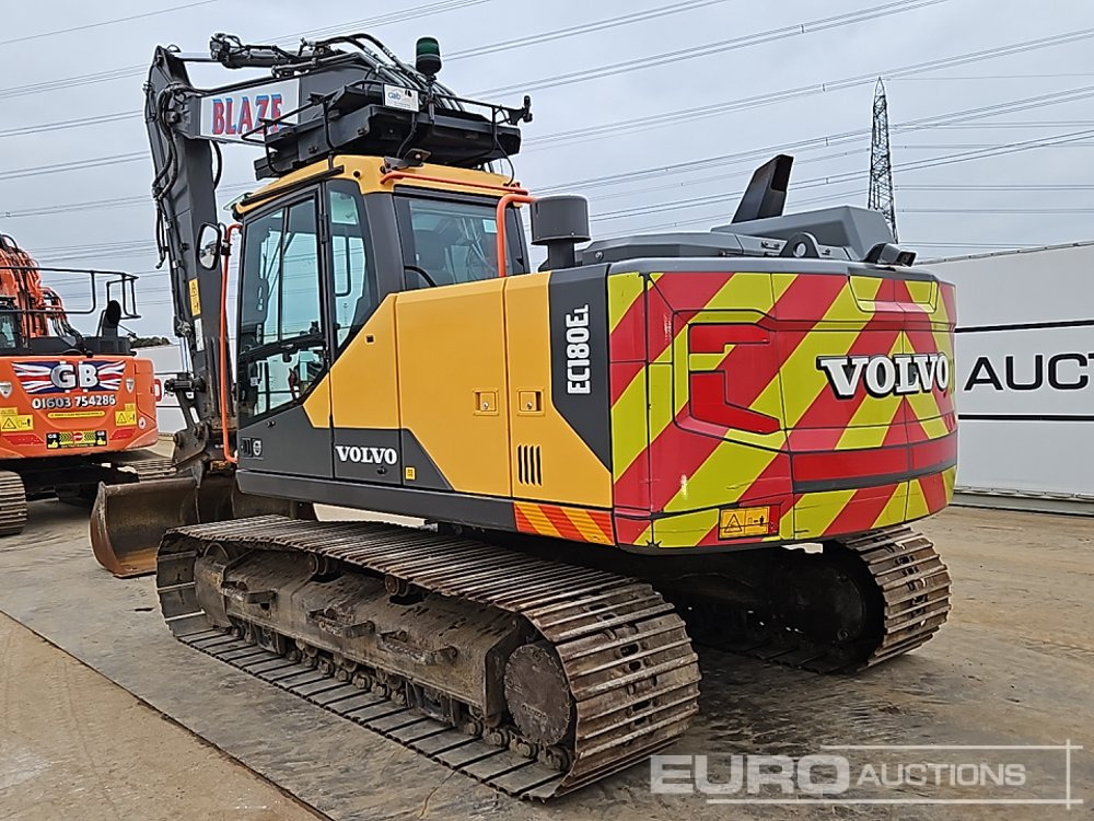 2018 Volvo EC180EL - Ekskavator me zinxhirë: foto 3 2018 Volvo EC180EL - Ekskavator me zinxhirë: foto 3