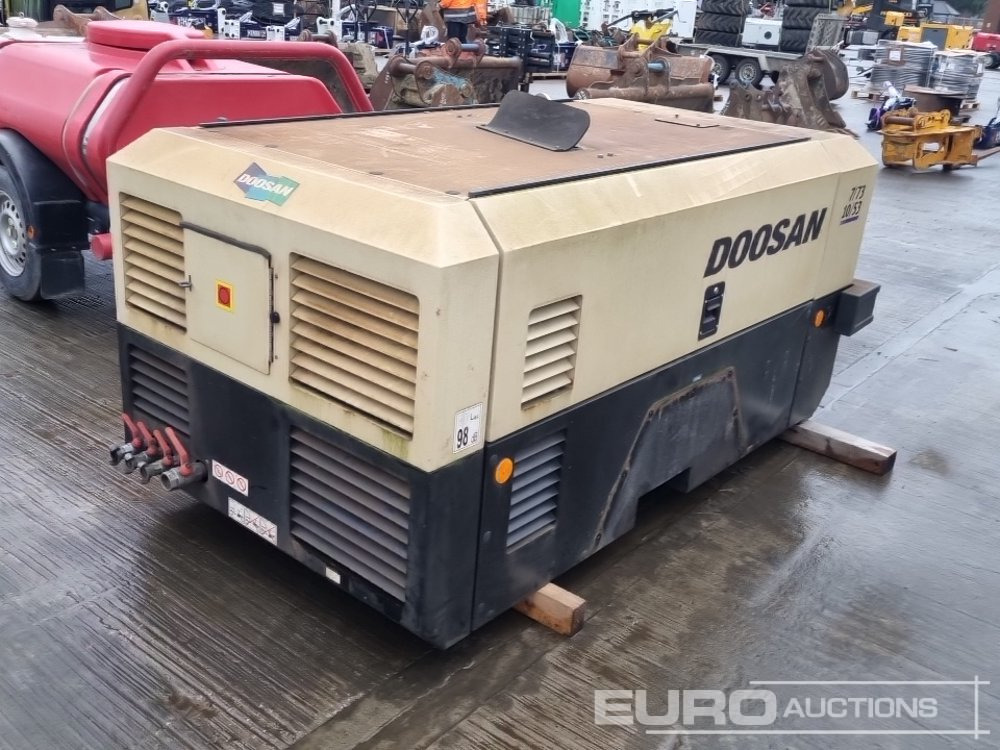 2019 Doosan 7/73-10/53 250CFM - Kompresor ajri: foto 1 2019 Doosan 7/73-10/53 250CFM - Kompresor ajri: foto 1