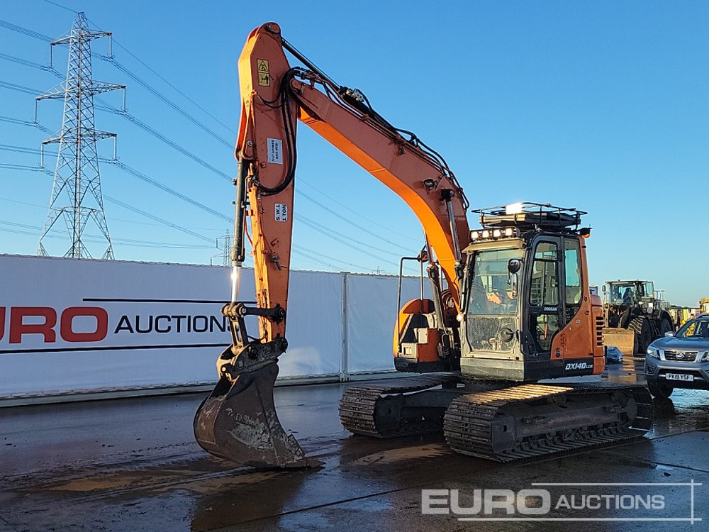 2019 Doosan DX140LC-5 - Ekskavator me zinxhirë: foto 1 2019 Doosan DX140LC-5 - Ekskavator me zinxhirë: foto 1