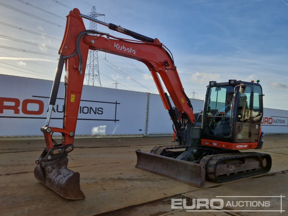 2019 Kubota KX080-4A2 - Miniekskavator: foto 1 2019 Kubota KX080-4A2 - Miniekskavator: foto 1