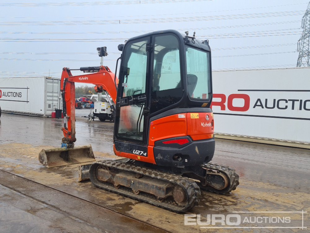 2019 Kubota U27-4 - Miniekskavator: foto 3 2019 Kubota U27-4 - Miniekskavator: foto 3