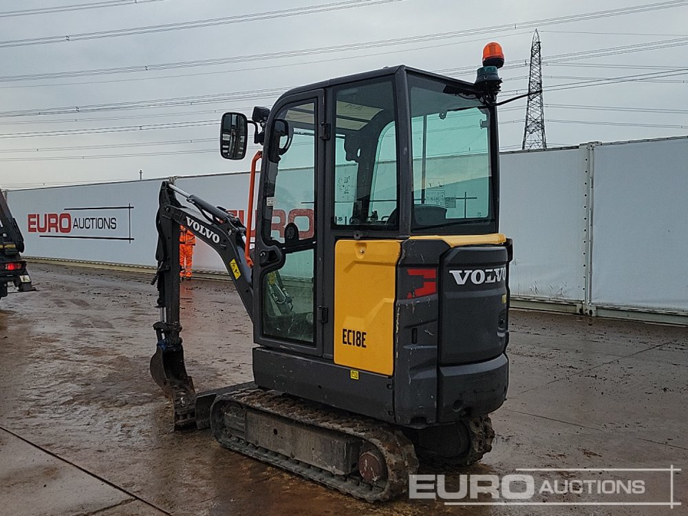 2019 Volvo EC18E - Miniekskavator: foto 3 2019 Volvo EC18E - Miniekskavator: foto 3