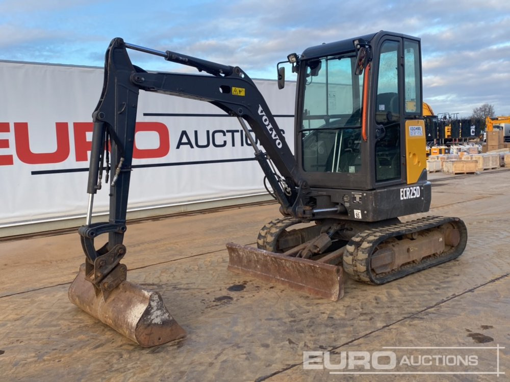 2019 Volvo ECR25D - Miniekskavator: foto 1 2019 Volvo ECR25D - Miniekskavator: foto 1
