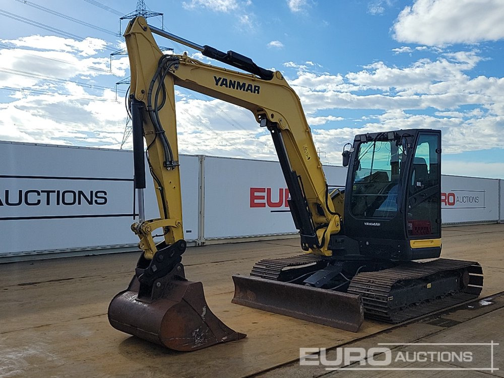 2019 Yanmar ViO80-1A - Miniekskavator: foto 1 2019 Yanmar ViO80-1A - Miniekskavator: foto 1