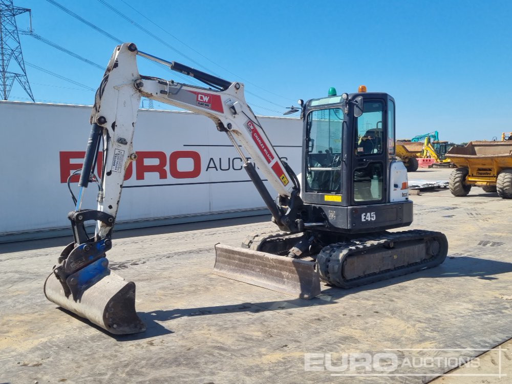 2020 Bobcat E45 - Miniekskavator: foto 1 2020 Bobcat E45 - Miniekskavator: foto 1