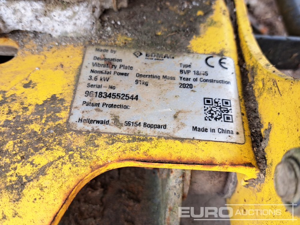 Makineri asfalti 2020 Bomag BVP18/45: foto 22
