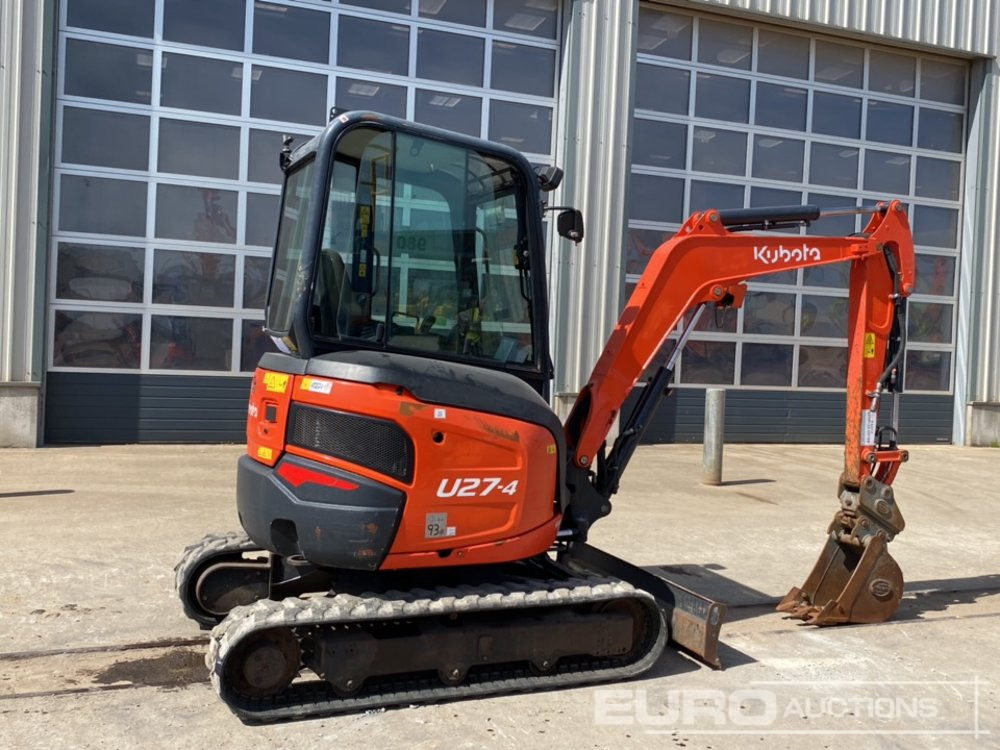 2020 Kubota U27-4 - Miniekskavator: foto 5 2020 Kubota U27-4 - Miniekskavator: foto 5