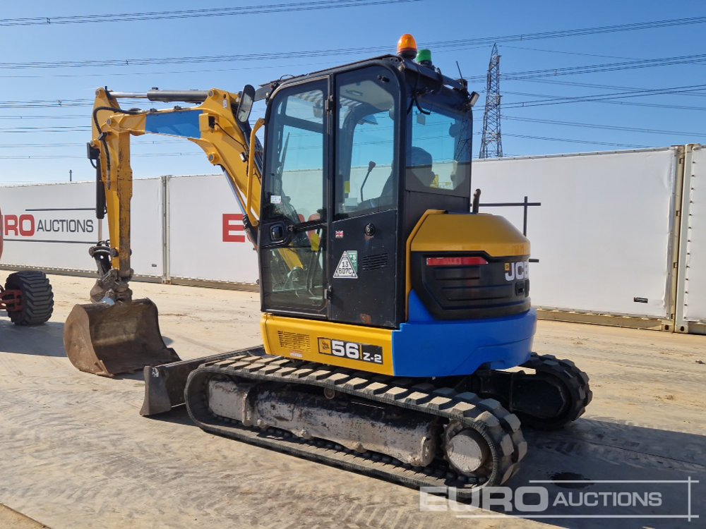 2021 JCB 56Z-2 - Miniekskavator: foto 3 2021 JCB 56Z-2 - Miniekskavator: foto 3