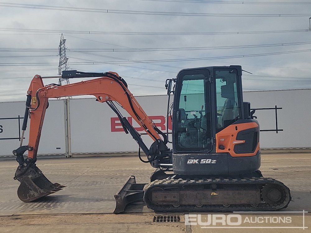 2022 Doosan DX50Z-7 - Miniekskavator: foto 2 2022 Doosan DX50Z-7 - Miniekskavator: foto 2