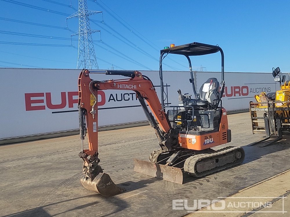 2022 Hitachi ZX19U-6 YLR - Miniekskavator: foto 1 2022 Hitachi ZX19U-6 YLR - Miniekskavator: foto 1