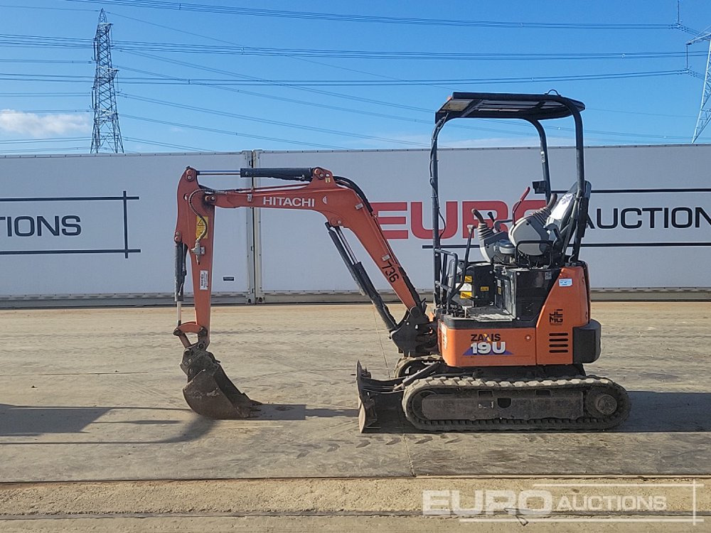 2022 Hitachi ZX19U-6 YLR - Miniekskavator: foto 2 2022 Hitachi ZX19U-6 YLR - Miniekskavator: foto 2