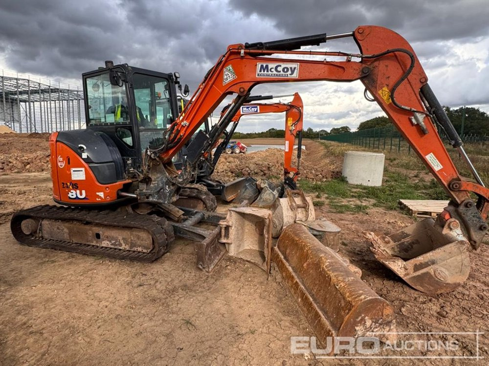 2022 Hitachi ZX48U-6 CLR - Miniekskavator: foto 4 2022 Hitachi ZX48U-6 CLR - Miniekskavator: foto 4