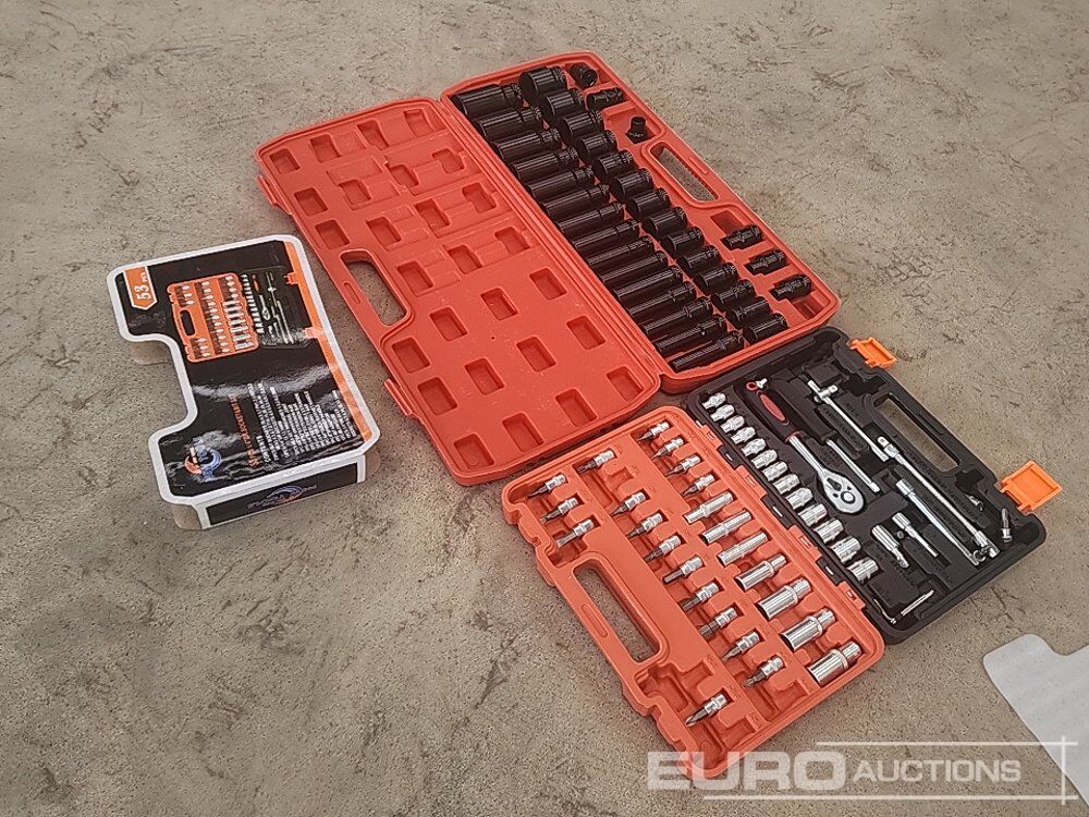 32pc 1/2 Socket Set, 53pc Socket & Bit Set - Pajisjet e ofiçinës: foto 4 32pc 1/2 Socket Set, 53pc Socket & Bit Set - Pajisjet e ofiçinës: foto 4