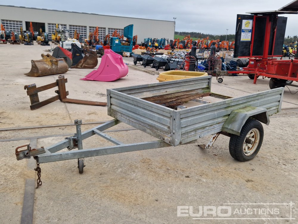 6' x 4' 6" Single Axle Trailer (No Floor) - Rimorkio për makineri ndërtimi: foto 1 6' x 4' 6" Single Axle Trailer (No Floor) - Rimorkio për makineri ndërtimi: foto 1