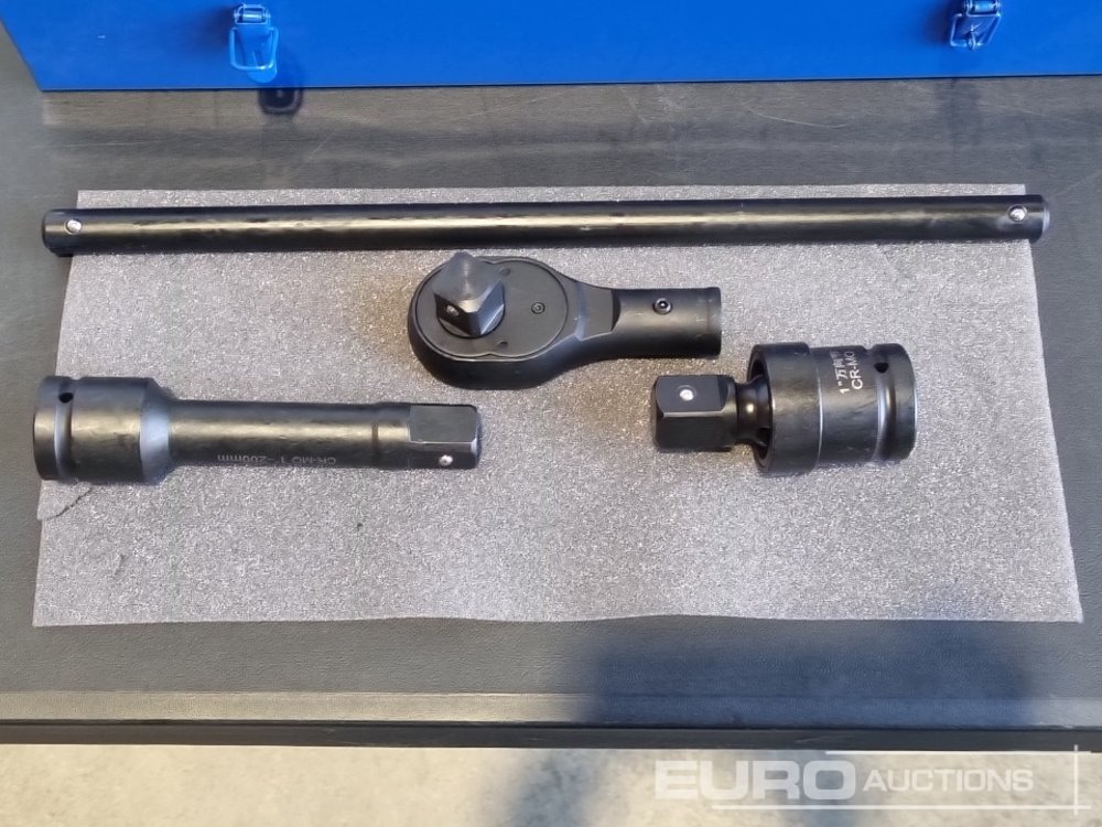 Boss 1" 21pc Pneumatic Socket Set, 8" Impact Extension Bar, Universal Joint, Quick Release Ratchet Handle, 20" T-sliding Bar - Pajisjet e ofiçinës: foto 5 Boss 1" 21pc Pneumatic Socket Set, 8" Impact Extension Bar, Universal Joint, Quick Release Ratchet Handle, 20" T-sliding Bar - Pajisjet e ofiçinës: foto 5