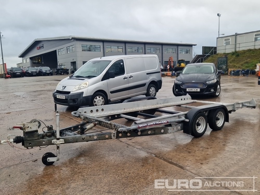 Brian James Twin Axle Tilting Car Transporter Trailer, Winch - Rimorkio për makineri ndërtimi: foto 4 Brian James Twin Axle Tilting Car Transporter Trailer, Winch - Rimorkio për makineri ndërtimi: foto 4