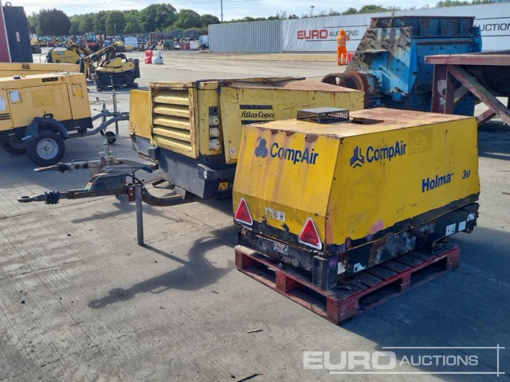 Comp Air Compressor (Engine Missing), Atlas Copco Single Axle Compressor (Engine Missing), Comp Air Single Axle Compressor (Engine Missing) - Kompresor ajri: foto 1 Comp Air Compressor (Engine Missing), Atlas Copco Single Axle Compressor (Engine Missing), Comp Air Single Axle Compressor (Engine Missing) - Kompresor ajri: foto 1