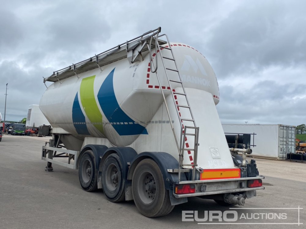 Feldbinder Tri Axle Cement Trailer, BPW Axles - Gjysmë rimorkio me bot: foto 3 Feldbinder Tri Axle Cement Trailer, BPW Axles - Gjysmë rimorkio me bot: foto 3