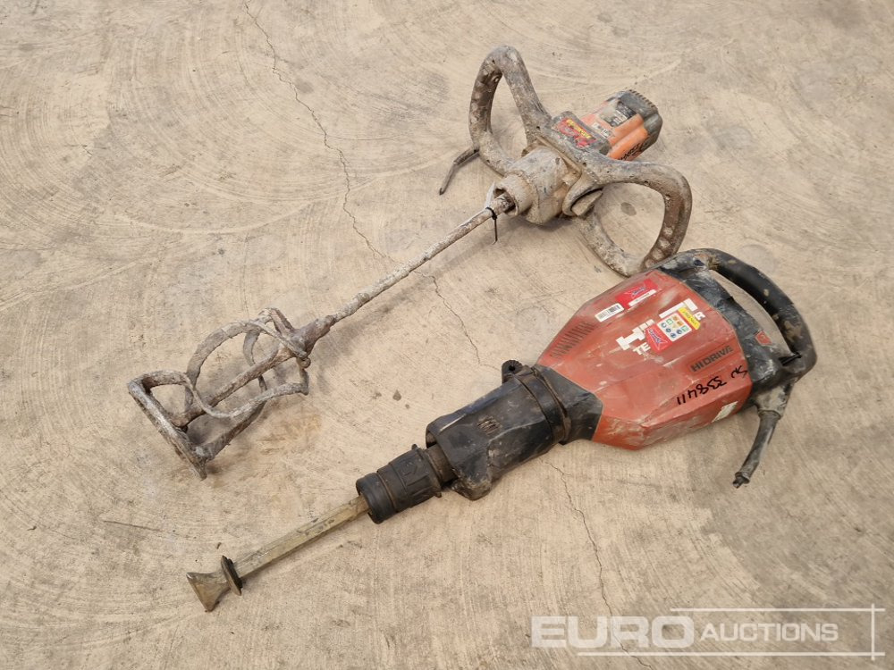 Hilti TE1000-AVR Breaker & Belle Paddle Mixer (2 of)(Spares) - Pajisje ndërtimi: foto 1 Hilti TE1000-AVR Breaker & Belle Paddle Mixer (2 of)(Spares) - Pajisje ndërtimi: foto 1
