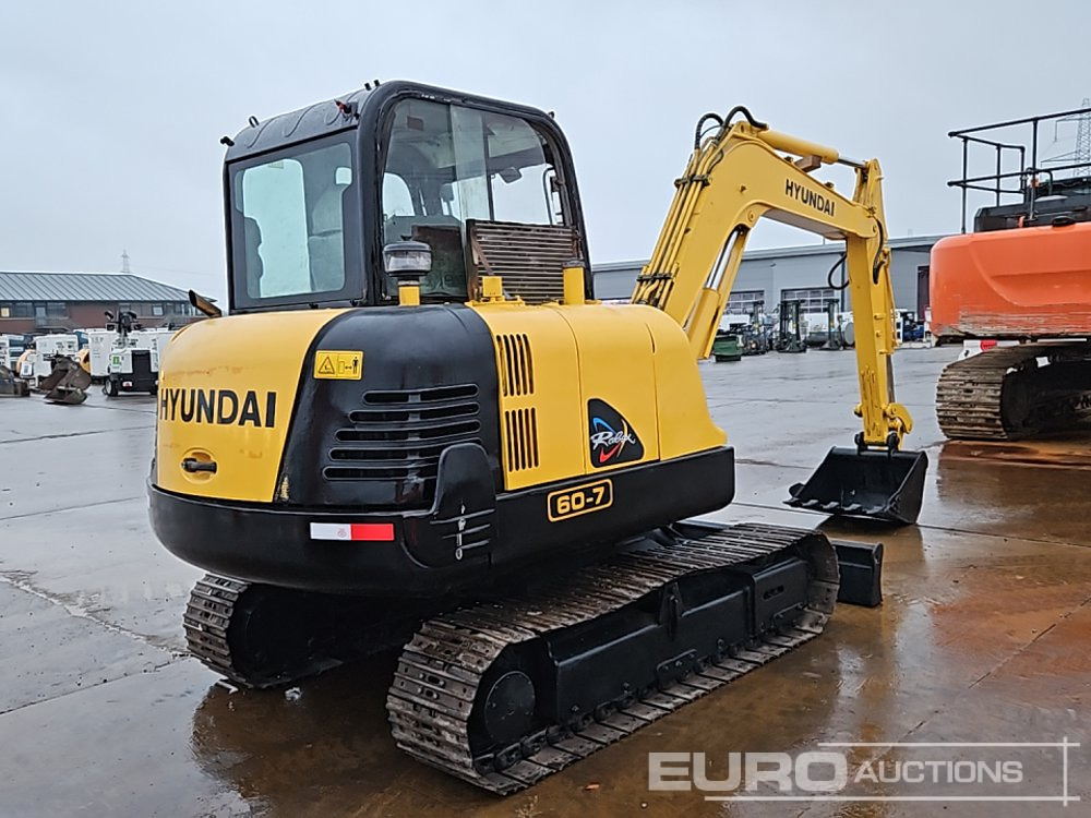 Hyundai R60-7 - Miniekskavator: foto 5 Hyundai R60-7 - Miniekskavator: foto 5