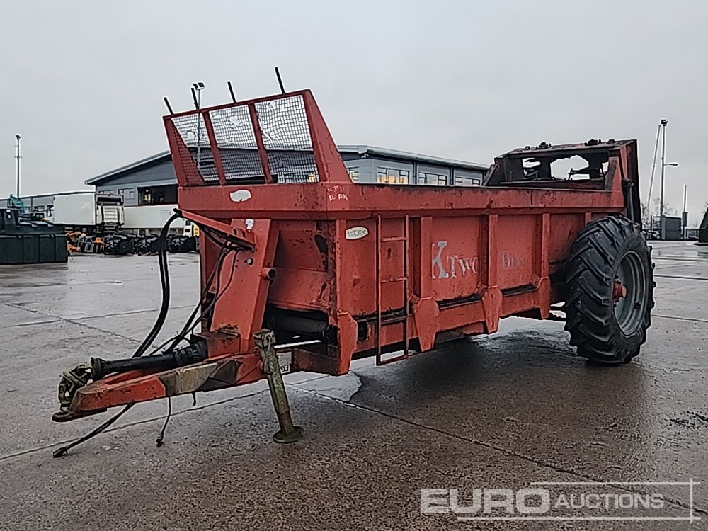 K Two Duo Muck Spreader - Rimorkio bujqësore: foto 1 K Two Duo Muck Spreader - Rimorkio bujqësore: foto 1