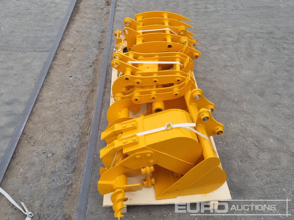 Unused 2025 Captok 32",24" Ditching, 9" Digging Bucket, 20" Rake, 5 Finger Manual Grab, Ripper, 300mm & 200mm Hydraulic Auger 30mm Pin to suit Mini Excavator - Kokë për Ekskavator: foto 2 Unused 2025 Captok 32",24" Ditching, 9" Digging Bucket, 20" Rake, 5 Finger Manual Grab, Ripper, 300mm & 200mm Hydraulic Auger 30mm Pin to suit Mini Excavator - Kokë për Ekskavator: foto 2