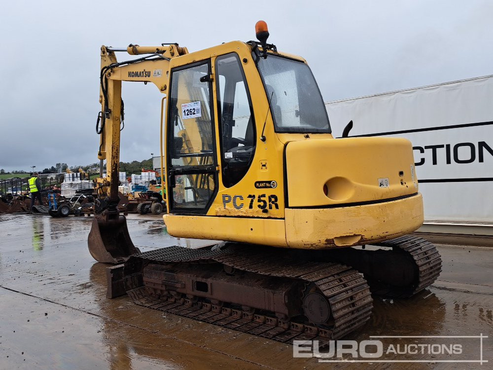 Komatsu PC75 - Miniekskavator: foto 3 Komatsu PC75 - Miniekskavator: foto 3