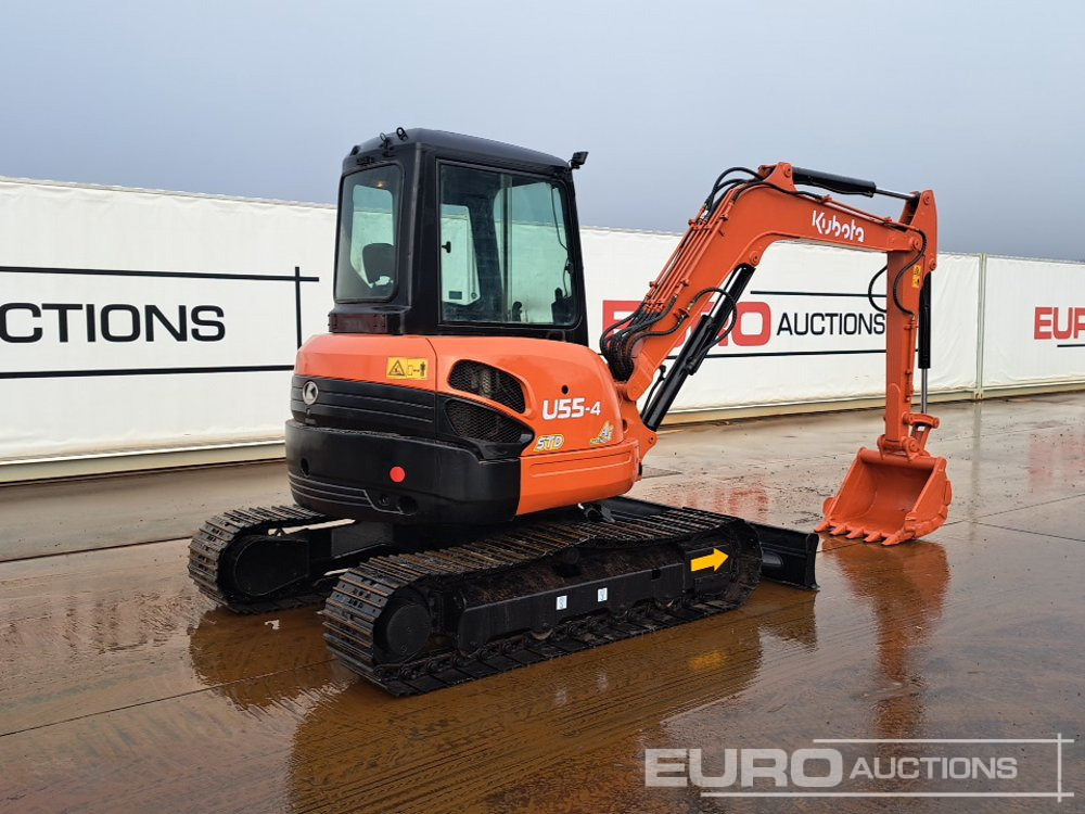 Kubota U55-4 - Miniekskavator: foto 5 Kubota U55-4 - Miniekskavator: foto 5