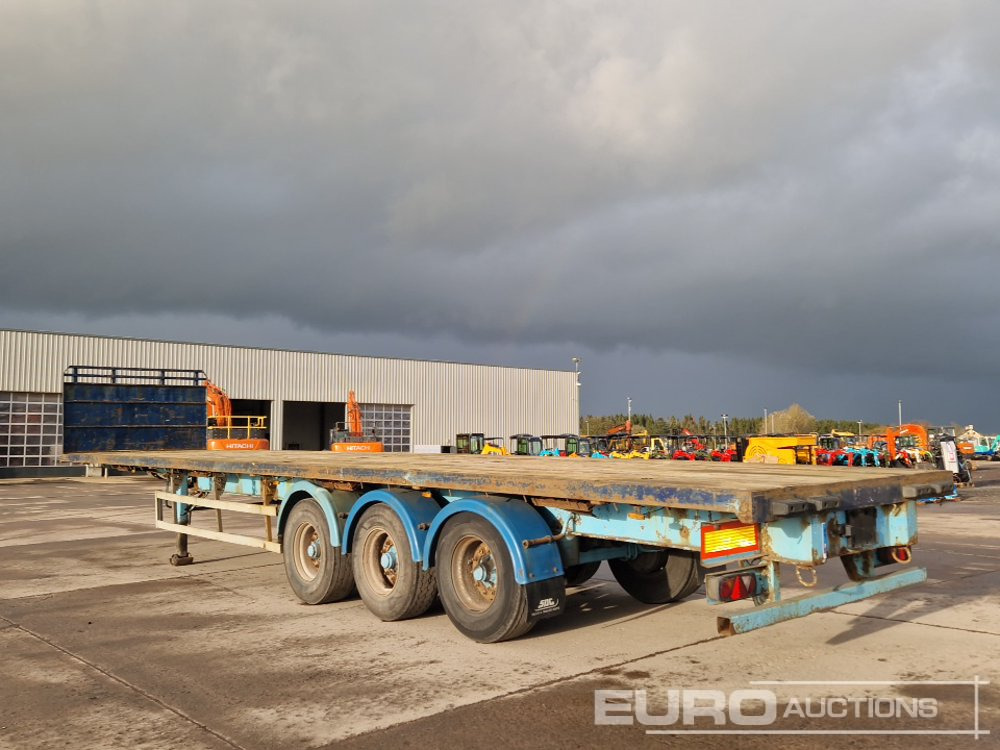 SDC 45' Tri Axle Flat Trailer, BPW Axles - Gjysmë rimorkio e hapur/ Platformë: foto 2 SDC 45' Tri Axle Flat Trailer, BPW Axles - Gjysmë rimorkio e hapur/ Platformë: foto 2