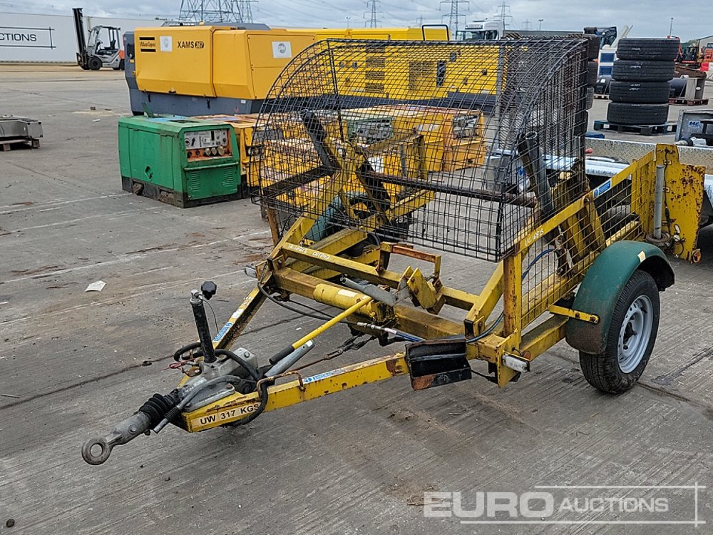 Seb International Single Axle Cable Reel Trailer - Rimorkio kabllore: foto 1 Seb International Single Axle Cable Reel Trailer - Rimorkio kabllore: foto 1