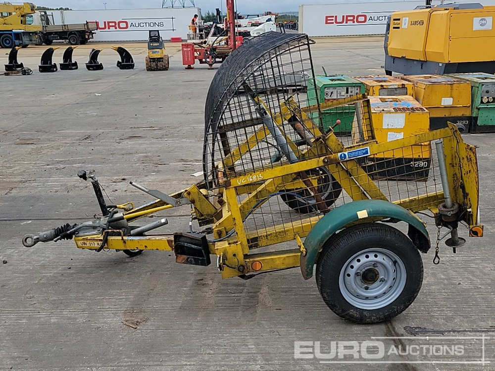 Seb International Single Axle Cable Reel Trailer - Rimorkio kabllore: foto 2 Seb International Single Axle Cable Reel Trailer - Rimorkio kabllore: foto 2