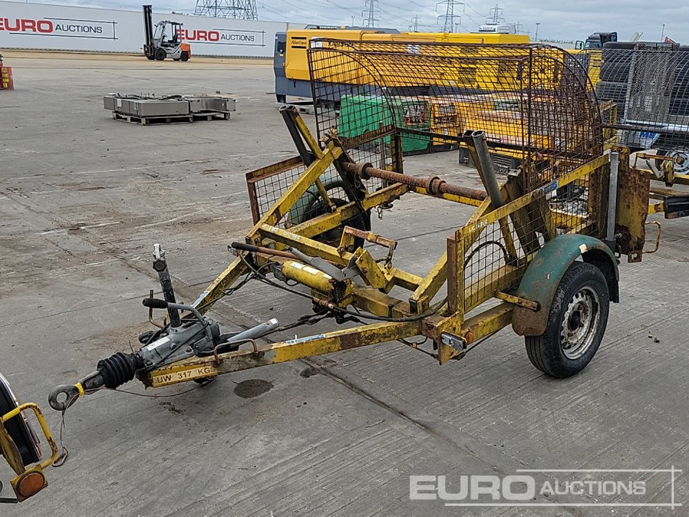 Seb International Single Axlel Cable Reel Trailer - Rimorkio kabllore: foto 1 Seb International Single Axlel Cable Reel Trailer - Rimorkio kabllore: foto 1