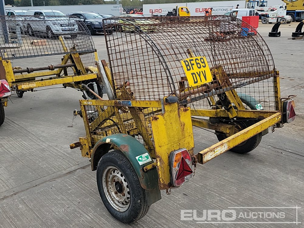 Seb International Single Axlel Cable Reel Trailer - Rimorkio kabllore: foto 3 Seb International Single Axlel Cable Reel Trailer - Rimorkio kabllore: foto 3