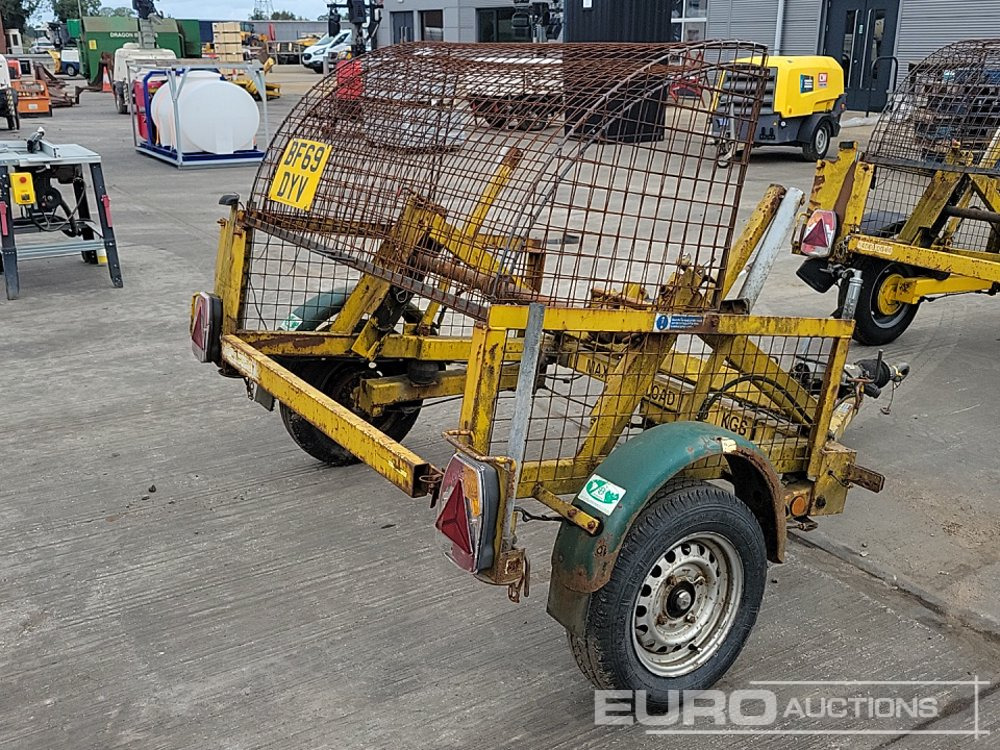 Seb International Single Axlel Cable Reel Trailer - Rimorkio kabllore: foto 5 Seb International Single Axlel Cable Reel Trailer - Rimorkio kabllore: foto 5