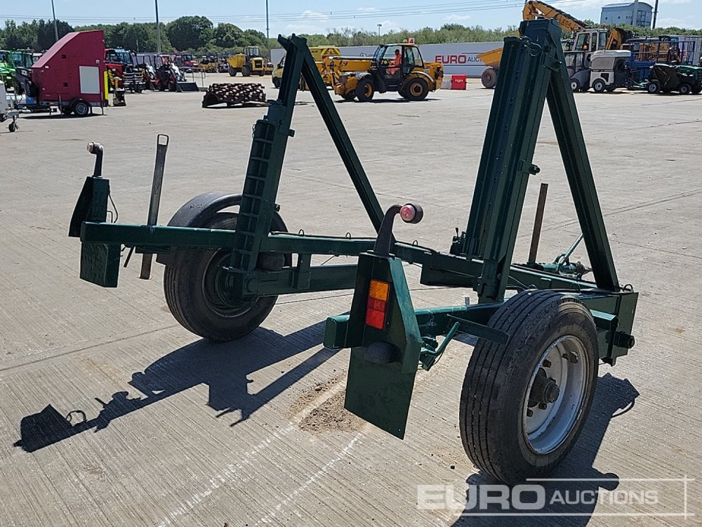 Single Axle Cable Drum Trailer - Rimorkio për makineri ndërtimi: foto 5 Single Axle Cable Drum Trailer - Rimorkio për makineri ndërtimi: foto 5